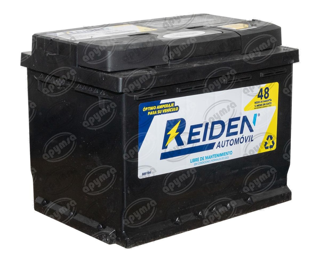 BATERIA AUTOMOTRIZ (-) / (+)  12V PLACAS|:12 CA 0°C| 687AMP CCA-18°C| 550AMP AH C/20HR| 55AMP CR| 85MIN GRUPO| BCI 47 ML CASCO| GRUPO 3 Libre Mantenimiento